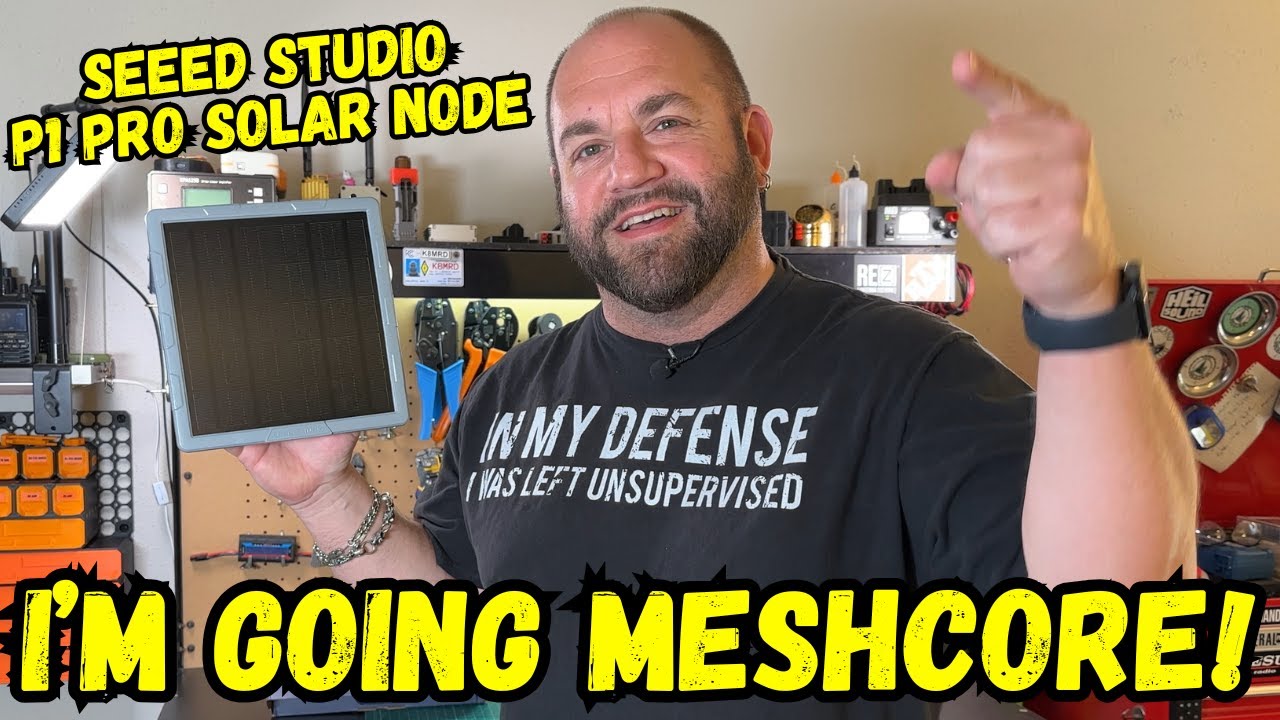 Настройка ретранслятора Meshcore | Солнечный узел Seeed Studio P1-Pro