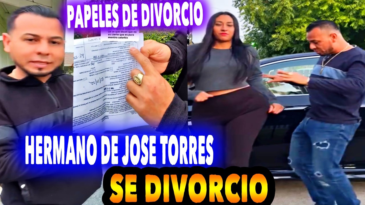 HERMANO DE JOSE TORRES SE DlV0RVl0 DE SU ESP0SA Enseña Los Papeles Ya Nl Los Instrumentos Musicales