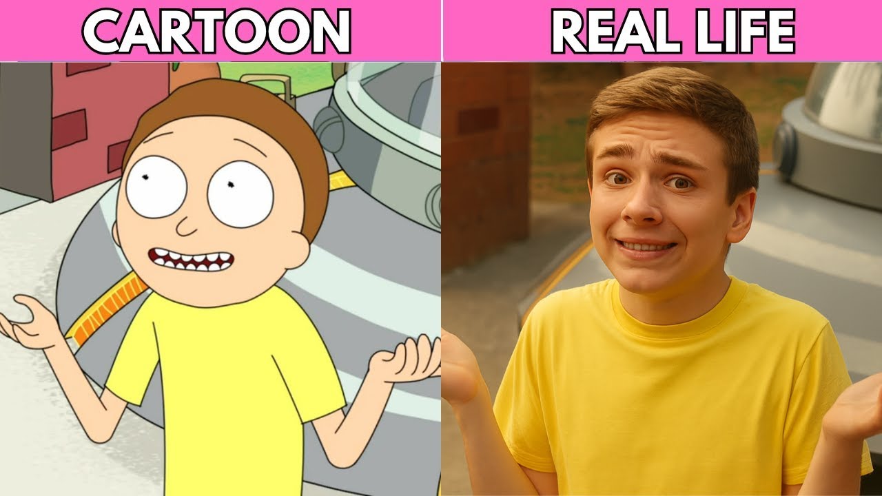 Rick and Morty Characters as REAL HUMANS (AI Went Too Far?)