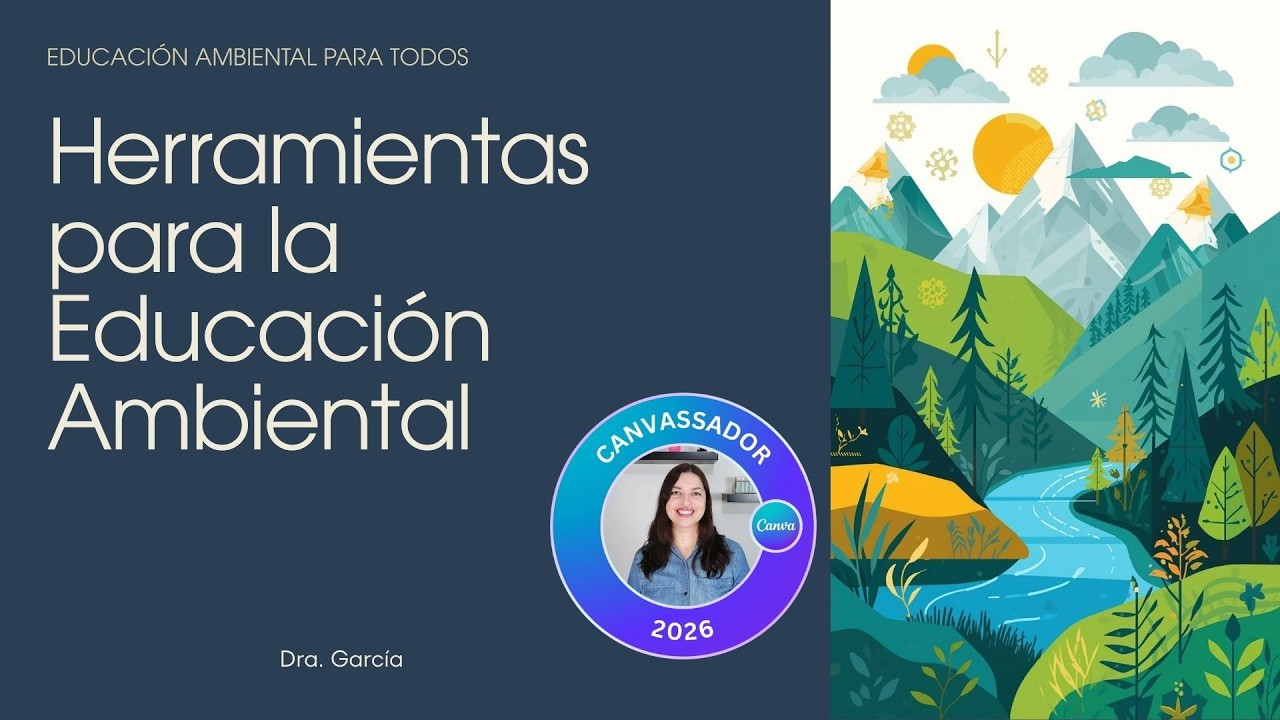 Herramientas para la educación ambiental (materiales + Canva IA)