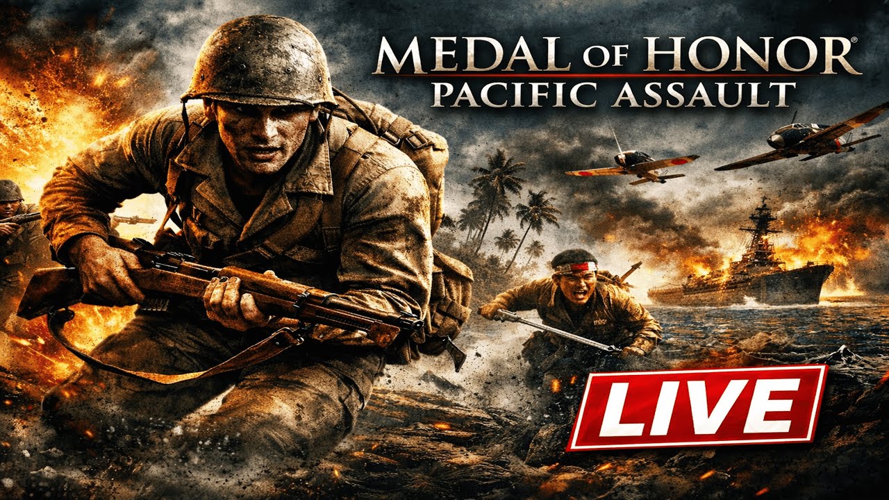 CEKAMO 500 SUBA?😃Medal of Honor: Pacific Assault 2004 #balkan #livestream  #medalofhonor #viral