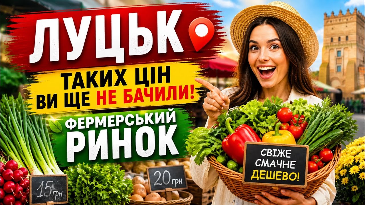 🇺🇦 ЛУЦЬК ‼️ ТАКИХ ЦІН ВИ ЩЕ НЕ БАЧИЛИ ‼️ ПРОДОВОЛЬЧИЙ ФЕРМЕРСЬКИЙ РИНОК ПЕРЕД ЗЕЛЕНИМИ СВЯТАМИ ‼️