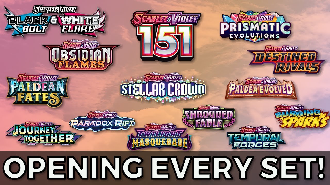 Opening and Ranking EVERY Scarlet and Violet Set!