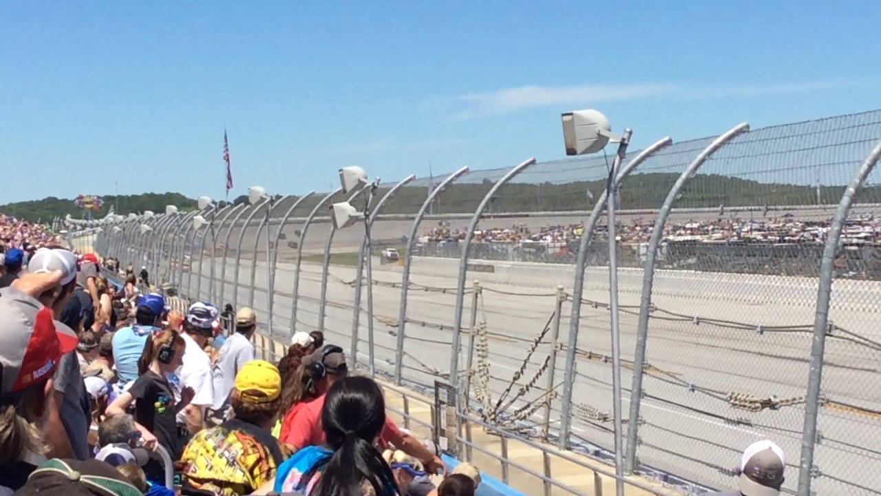 NASCAR flyby at Talladega 2017