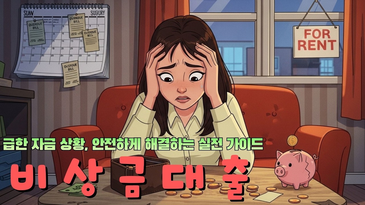 비상금대출 급한 자금 상황 안전하게 해결하는 실전 가이드