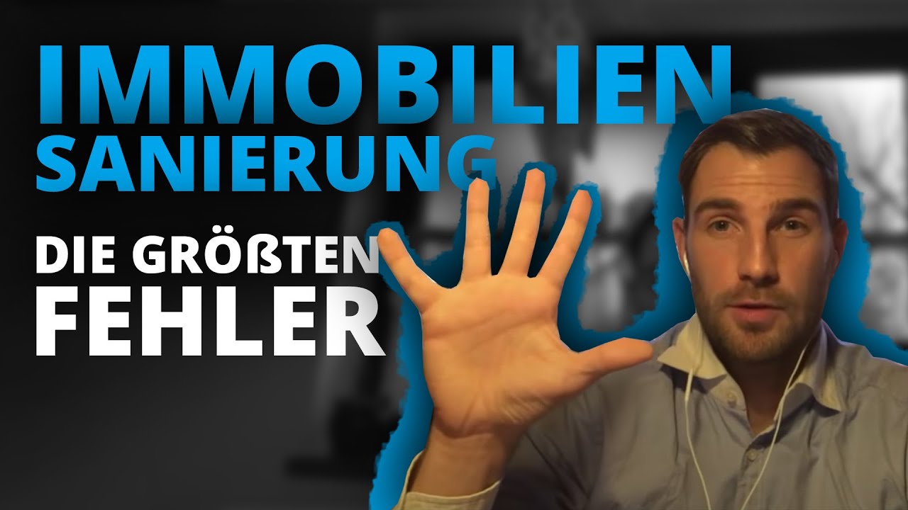 Die 5 größten Fehler bei der Immobiliensanierung