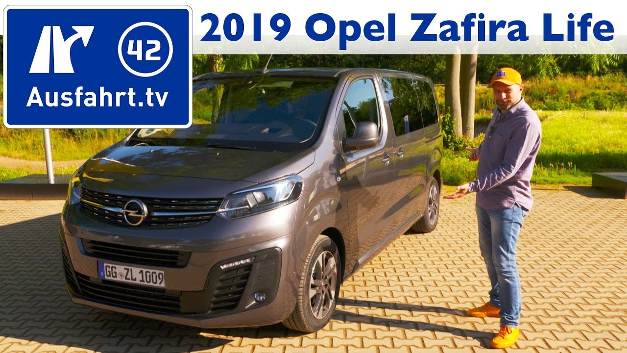 2019 Opel Zafira Life Tourer M 177 PS - Kaufberatung, Test deutsch, Review, Fahrbericht Ausfahrt.tv