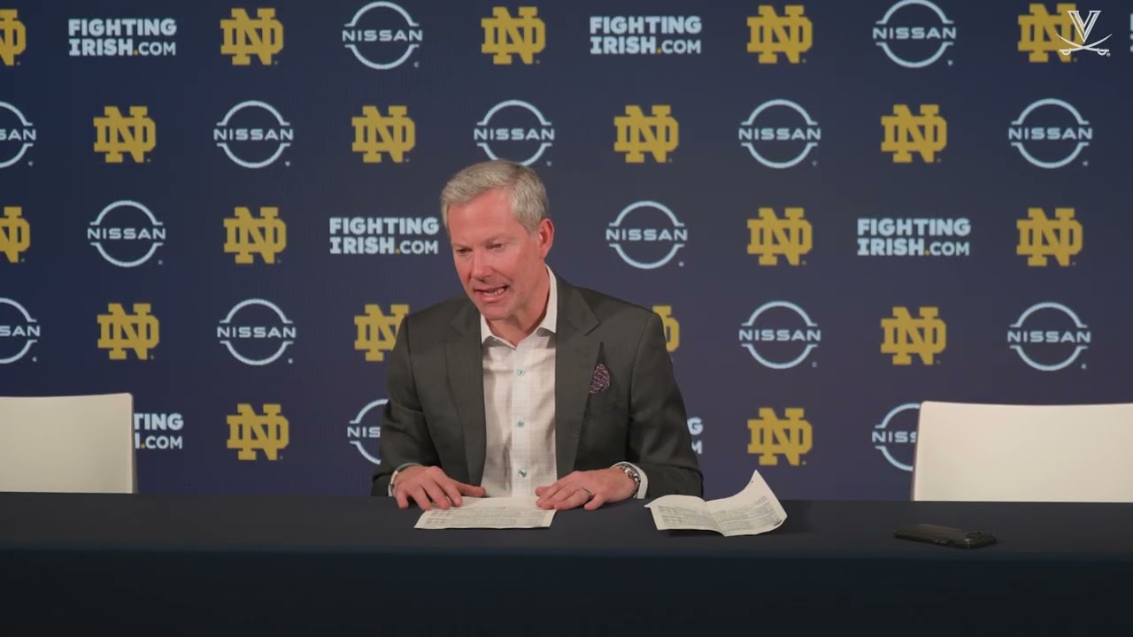 MEN'S BASKETBALL: Postgame Press Conference at Notre Dame