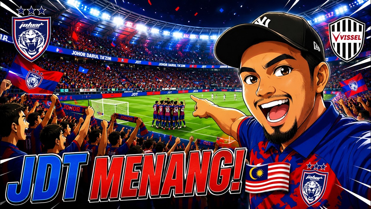 JDT 🇲🇾 VS VISSEL KOBE 🇯🇵! SSI VLOG DAY! LESSGO ROUND 16! ⚽🏟️