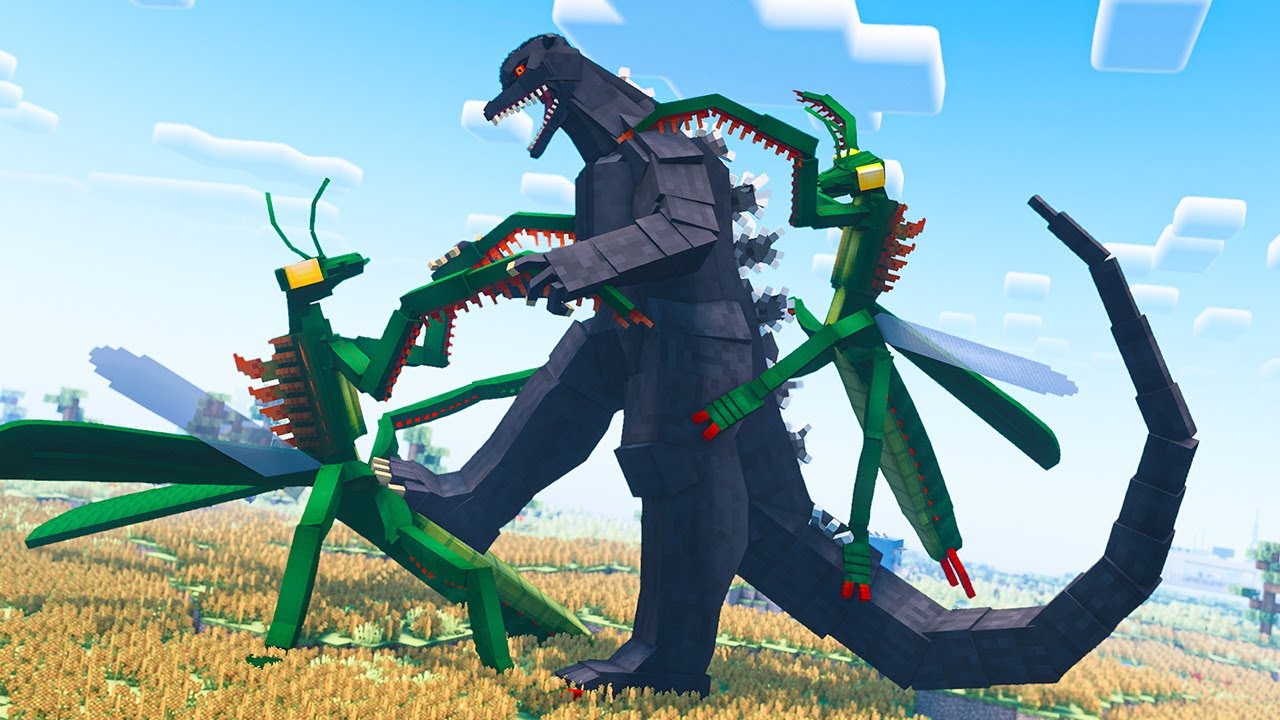 TITAN GODZILLA VS KAMACURAS NO MINECRAFT!! (FINAL WARS)