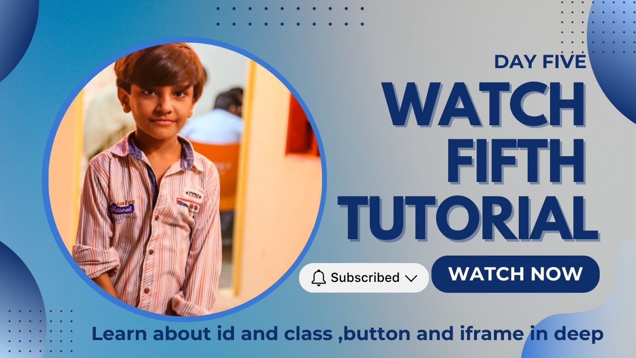 HTML & CSS Tutorial Day 5 | ID vs Class, Buttons & iFrames Explained for Beginners