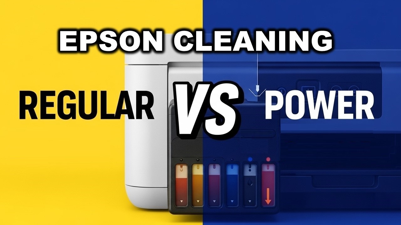 Power Cleaning vs. Regular Head Cleaning | When Should You Use Each? (Epson Guide)