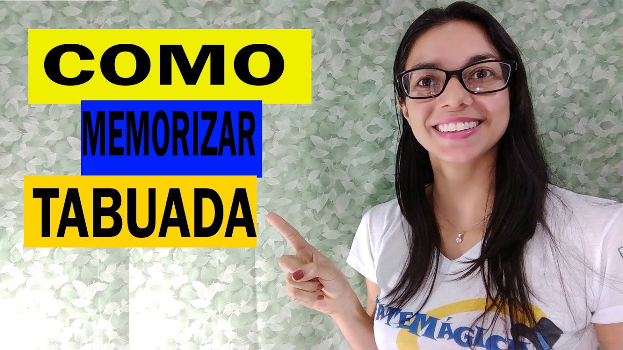 Aprenda a tabuada de multiplicação de forma fácil