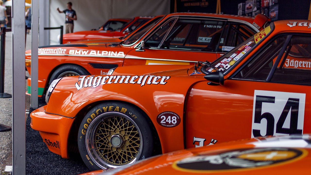 Jagermeister racecars 935, 934 rsr, E9 CSL, March F1 and more (Schloss dyck 2016)