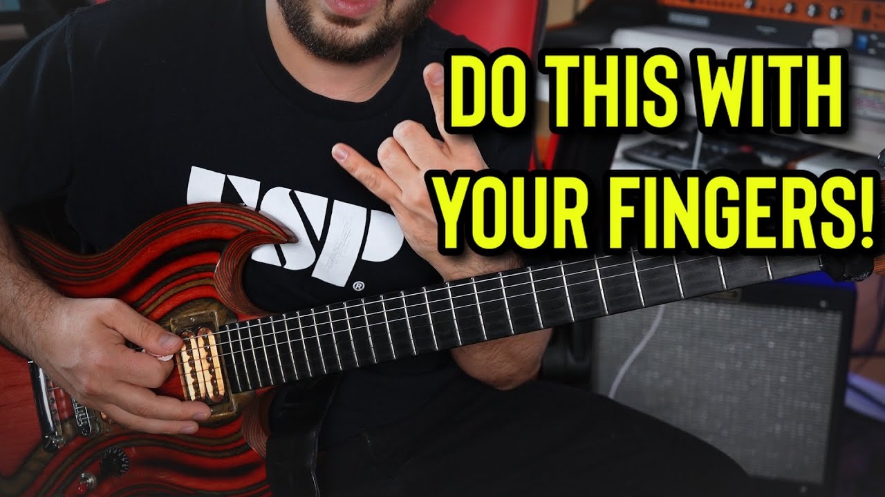 A Simple Finger Roll Exercise for Guitar Players