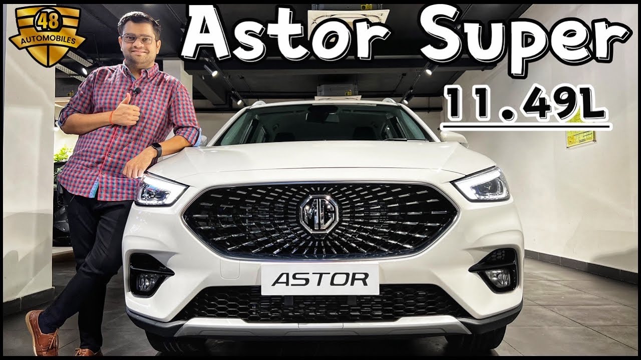 2022 MG Astor SUPER Variant||Detailed Walk around Video in Hindi|Ex-Showroom - 11.49Lakhs|Most VFM||