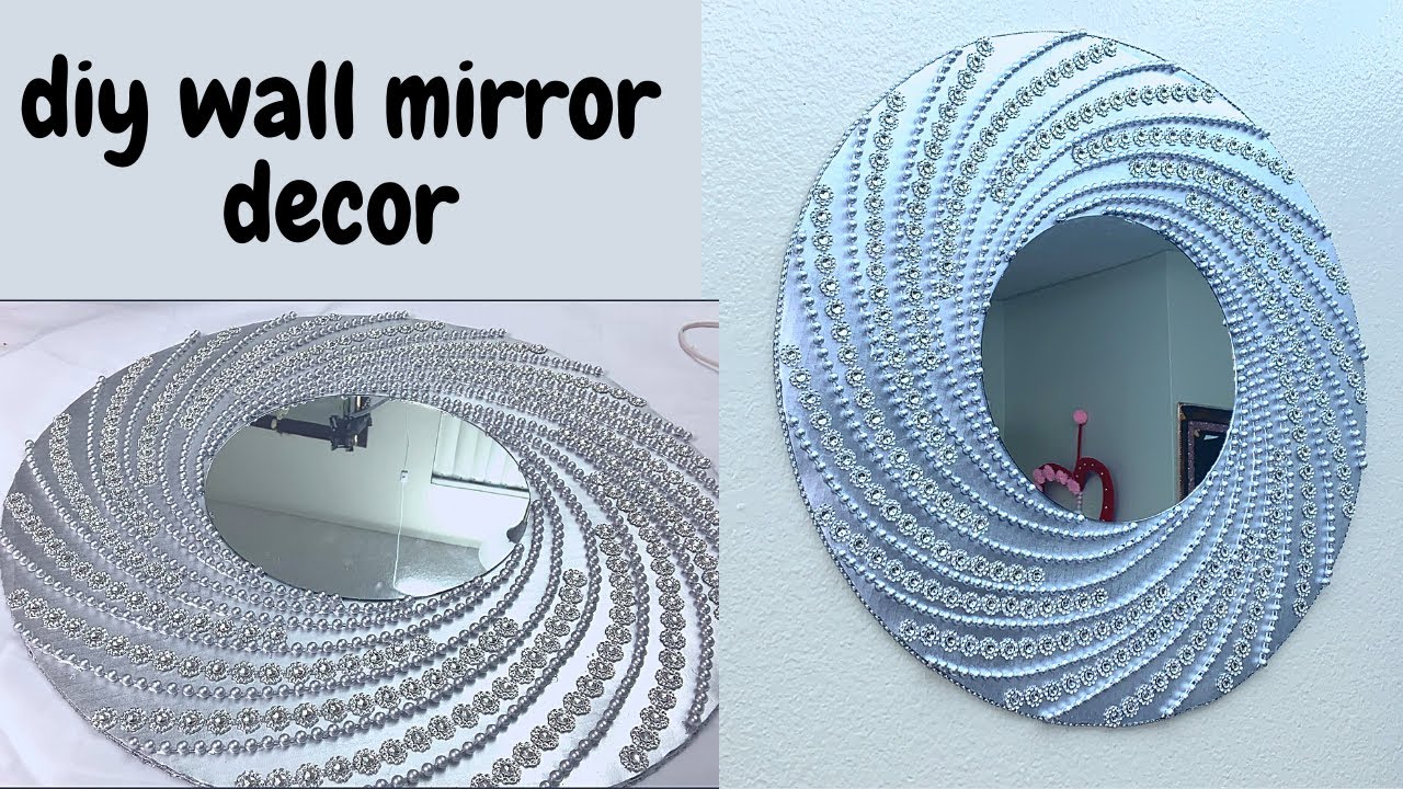 DIY WALL MIRROR DECOR | WALL DECORATING IDEAS!