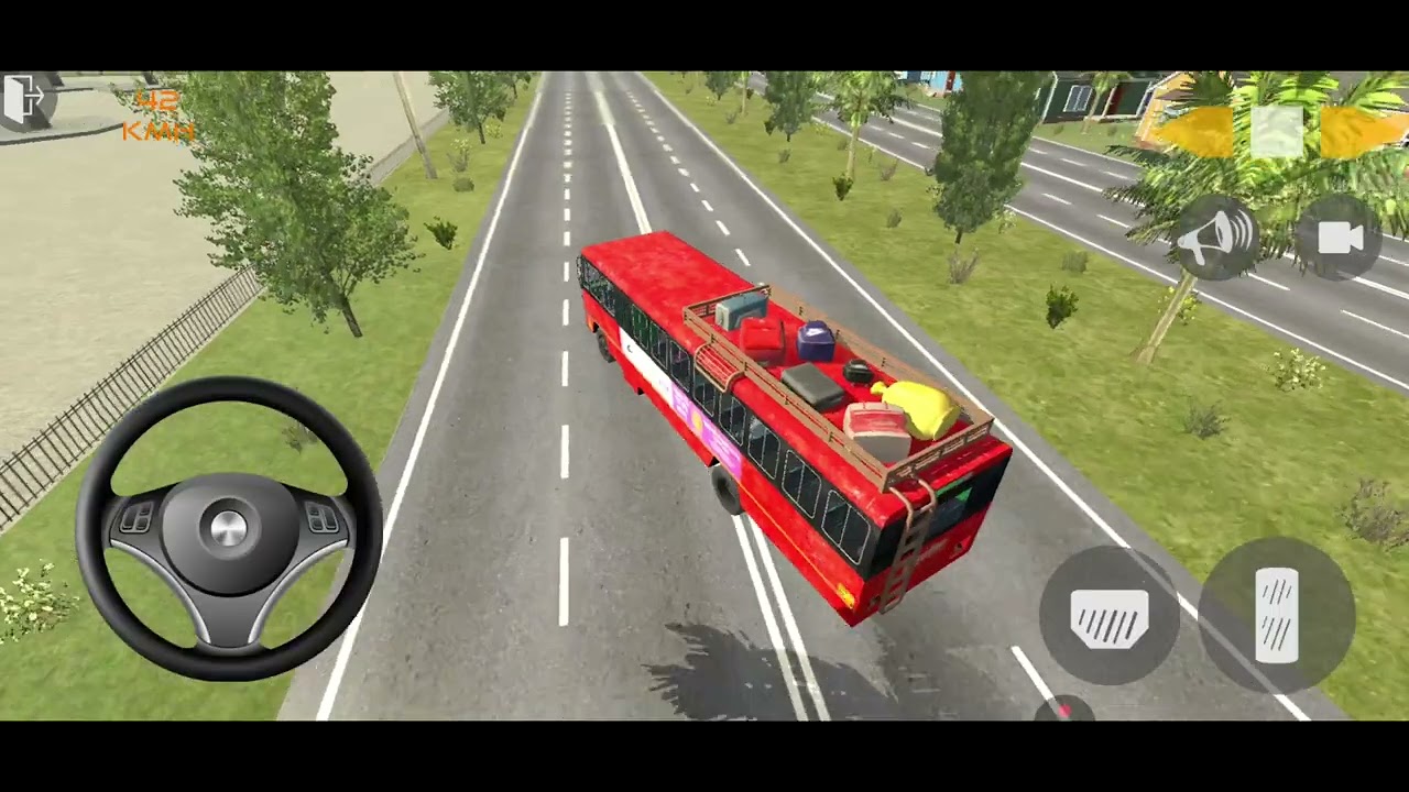 Crazy bus driving in Indian bus simulator #shorts #game #androidgameplay