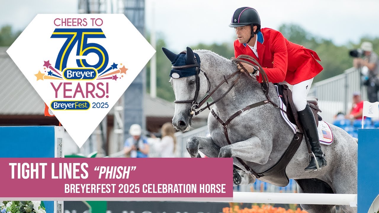 Tight Lines, the BreyerFest 2025: Cheers to 75 Years Celebration Horse 💎 | Breyer Model Horses