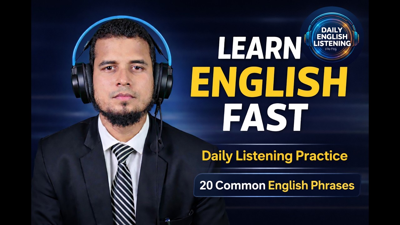20 Common English Phrases for Daily Conversation | Master Native English Fluency