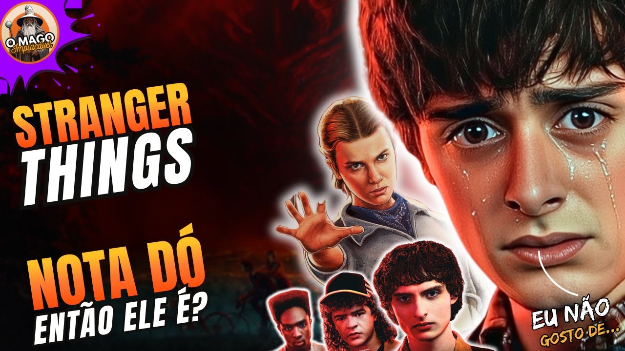 STRANGER THINGS: PÚBLICO DETONA A QUINTA TEMPORADA | NETFLIX e o discurso VERGONHA ALHEIA do WILL