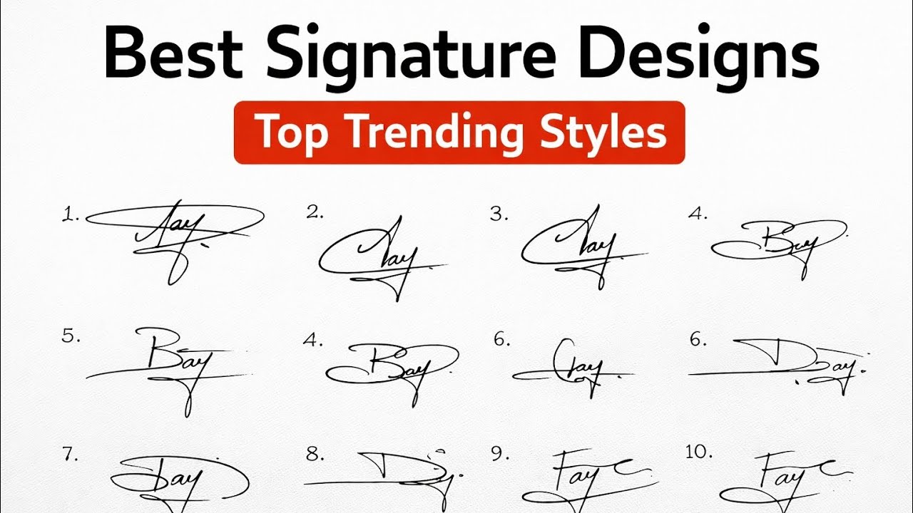 Best Signature Designs 🔥 | A To Z Signatures ✍️ | A To Z Signature Ideas 💡 | Best Signatures #sign