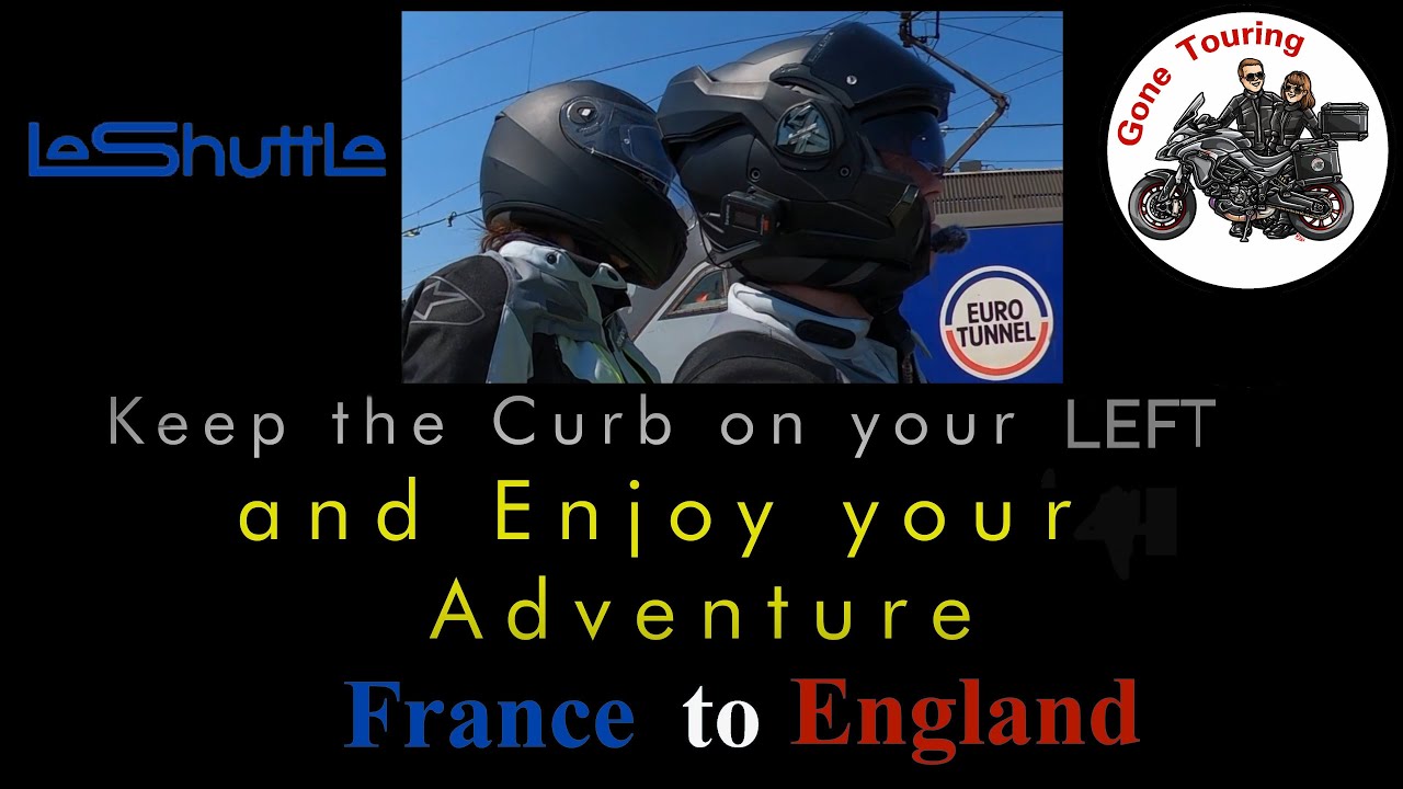 🚄 Easiest way to cross the channel on a Motorcycle - CALAIS to Folkestone - 2024🏍
