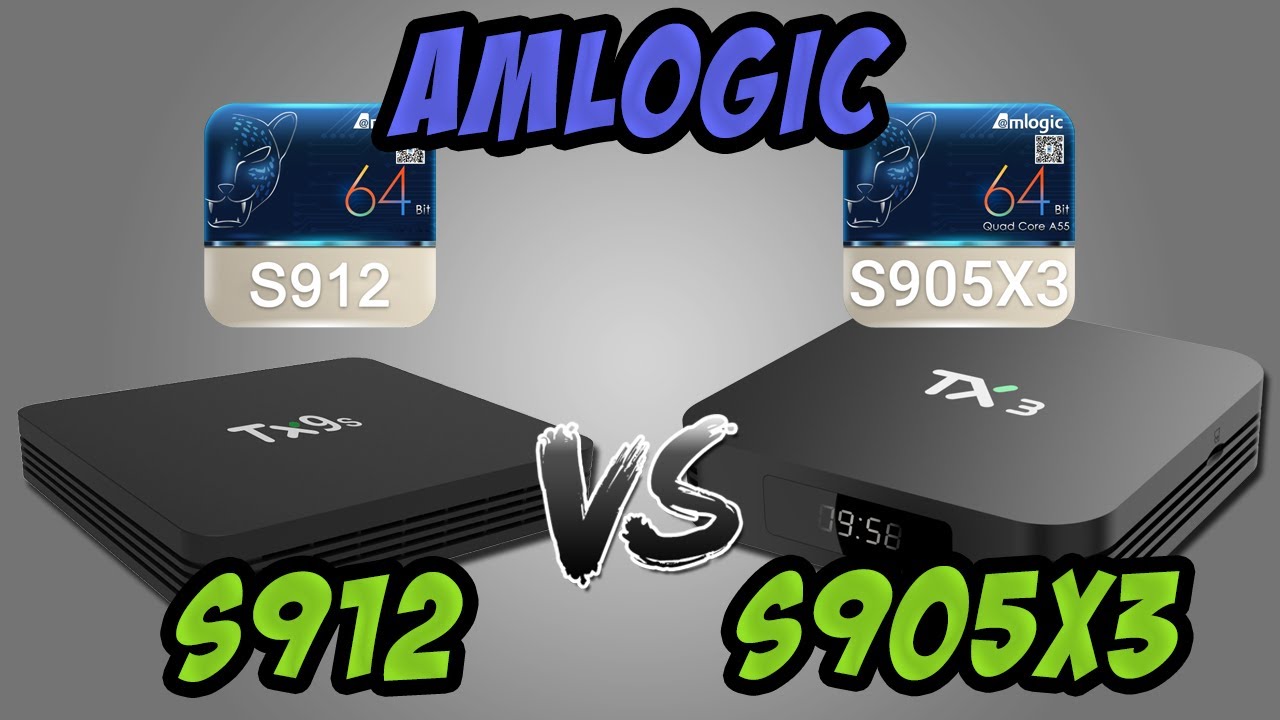 Amlogic S912 vs Amlogic S905x3