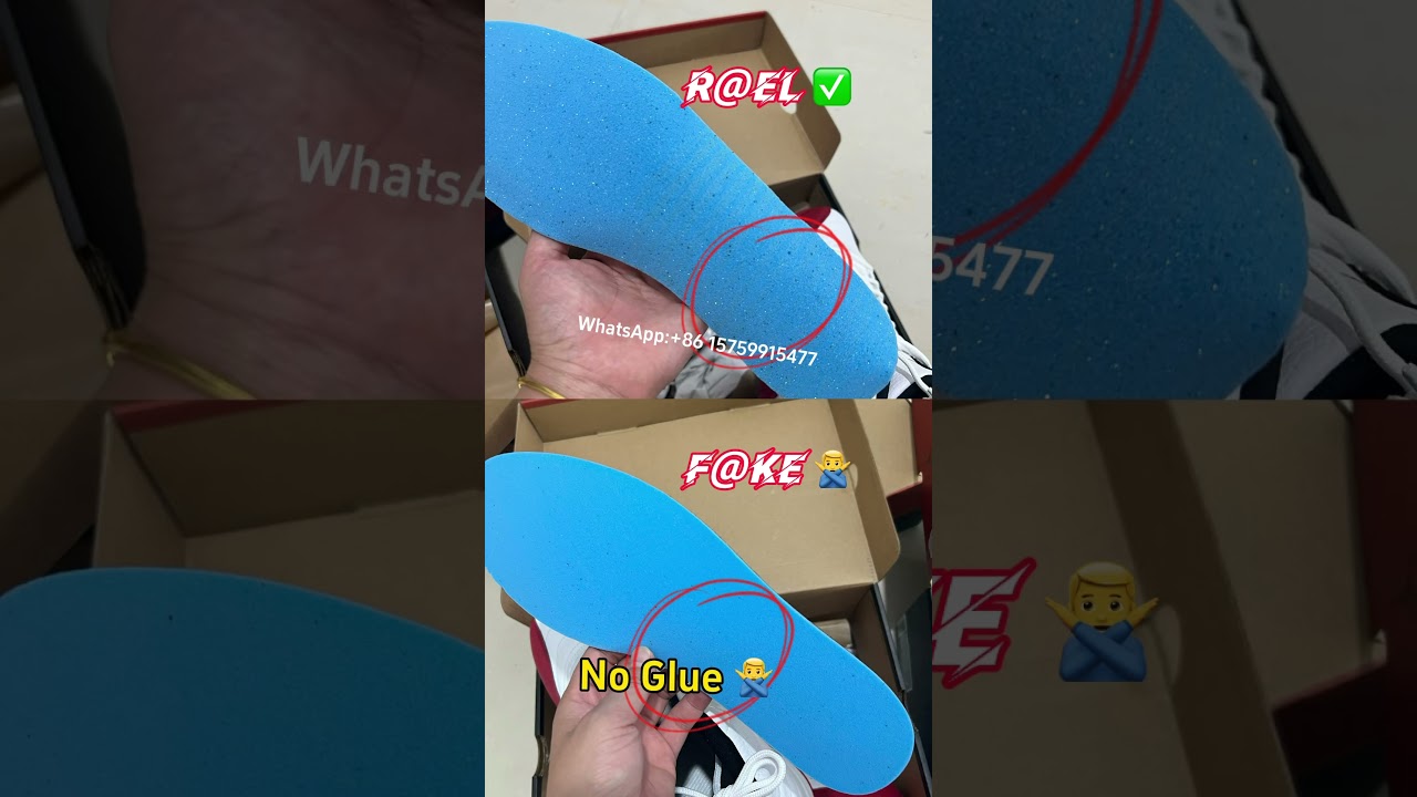 Real VS Fake Air Jordan 12 Cherry #sneaker #shoe #sneakerhead #fashion #viral #reseller #shopping