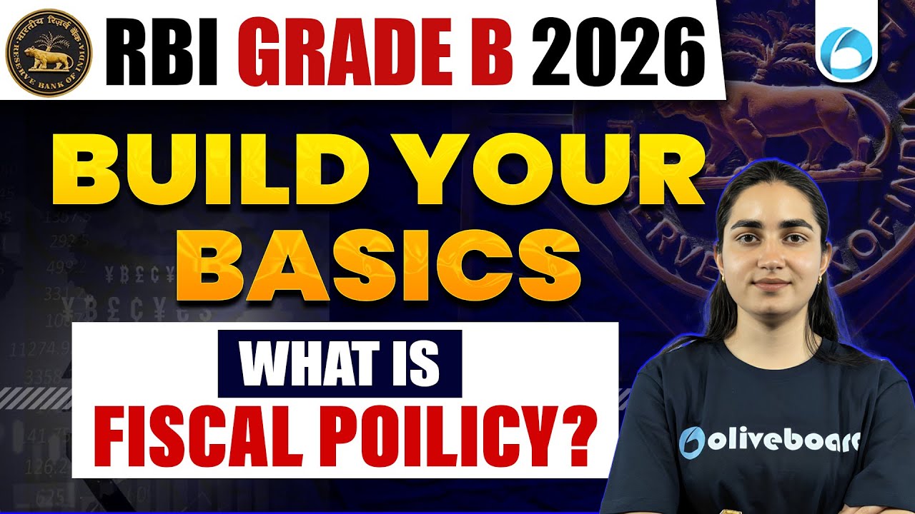 What is Fiscal Policy? RBI Grade B 2026 | Build Your Basics
