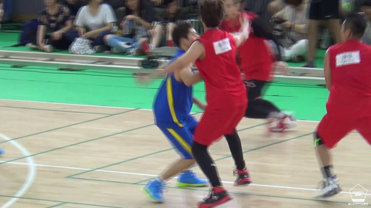 150918 ZE:A 동준 - 한중출발드림팀 녹화 - 농구경기