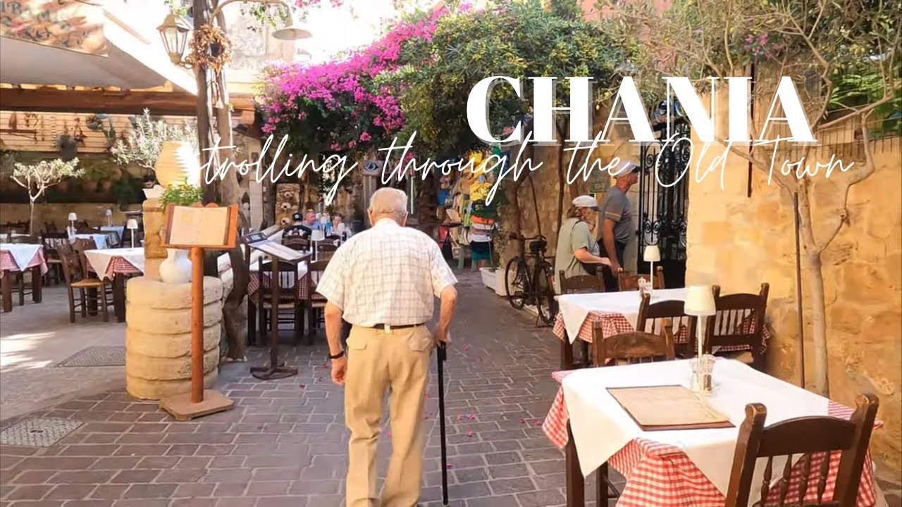Stroll Through History:Walking Tour in Chania, Crete | Explore Old Town, Beaches&Local Life🏖️🚶‍♂️