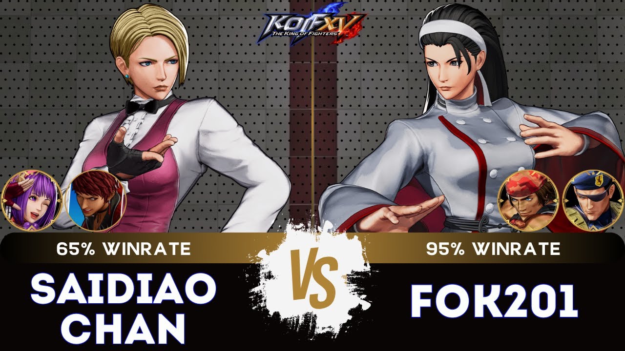 KOF XV🎞️SAIDIAOCHAN (King/Vice/Athena) vs FOK201 (Chizuru/Ralf/Heidern)🎞️Replay Match - 09/25