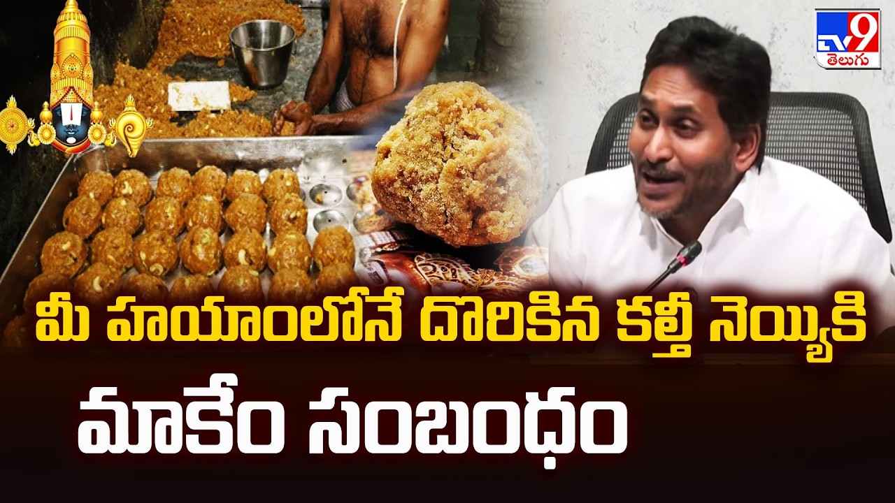 YS Jagan : మీ హయాంలోనే దొరికిన కల్తీ నెయ్యికి మాకేం సంబంధం - TV9