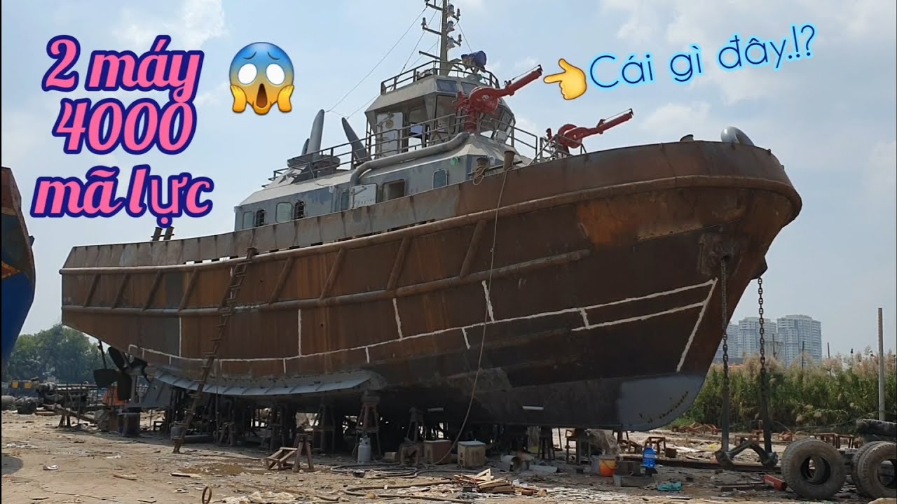 Đống mới tàu lai dắt lấp 2 động cơ 4000 mã lực(tugboat)