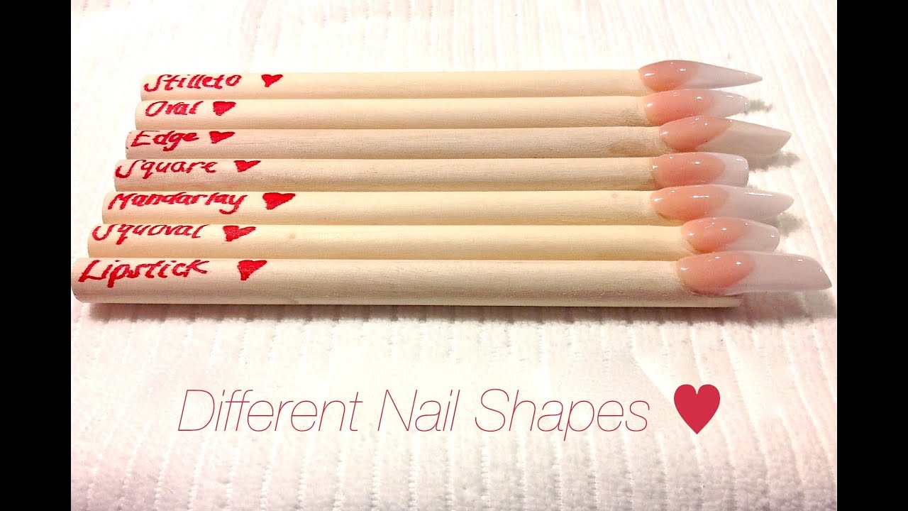 HOW TO: Different Nail Shapes ♥