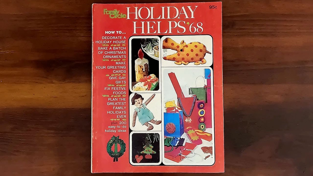🎄Family Circle Christmas Helps 1968 | ASMR Magazine Flip Through