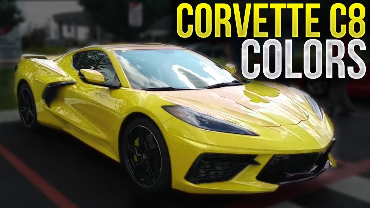ALL 2020 CORVETTE C8 COLORS! View Every Color Available | Video Compilation
