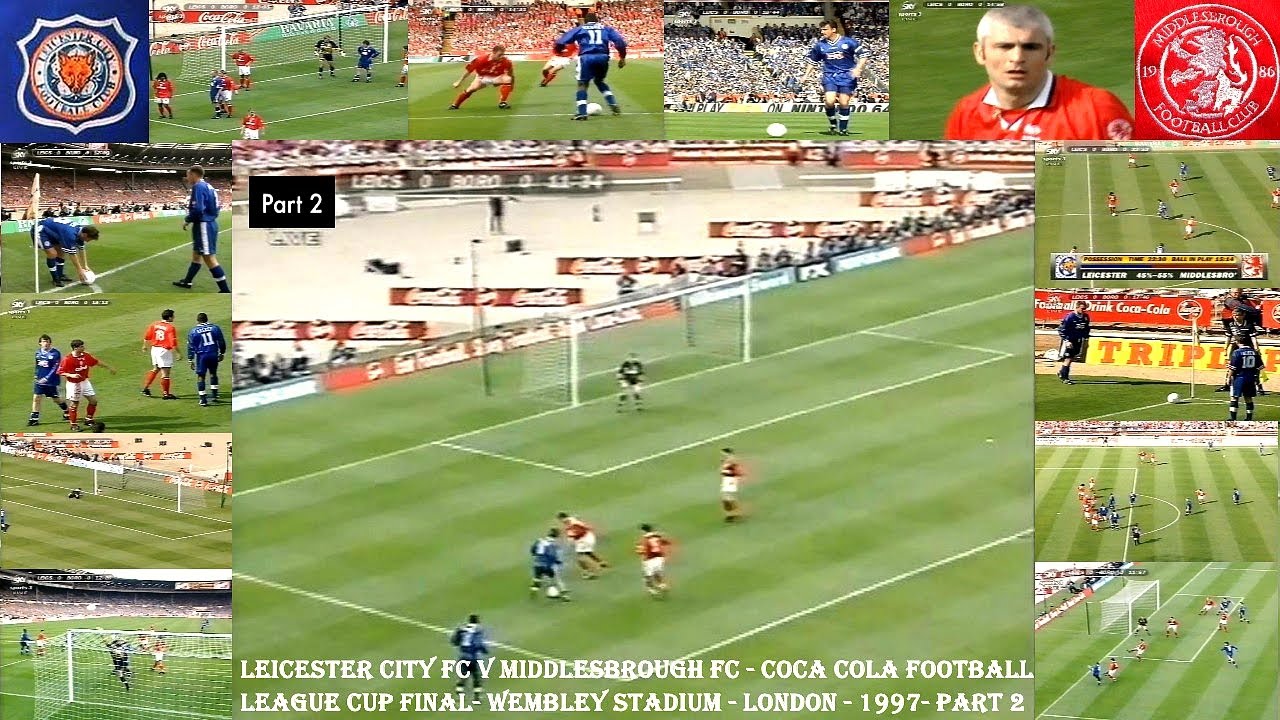 LEICESTER CITY FC V MIDDLESBROUGH – FOOTBALL LEAGUE CUP FINAL 1997 – PART TWO - WEMBLEY STADIUM.