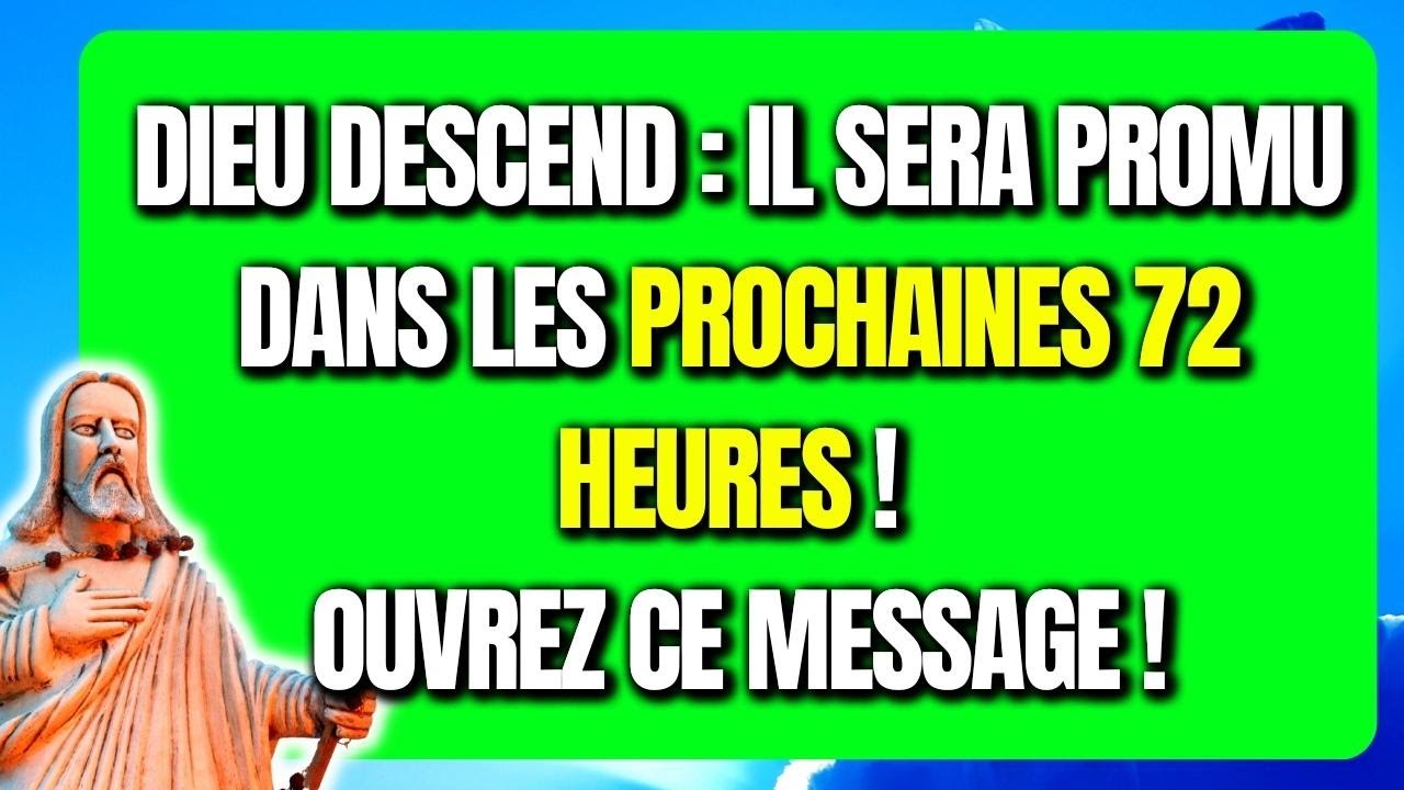 📩🛑 MESSAGE DES ANGES POUR VOUS ! OUVRE ET &Eacute;COUTE ! DIEU FAIT DES MIRACLES URGENTS !