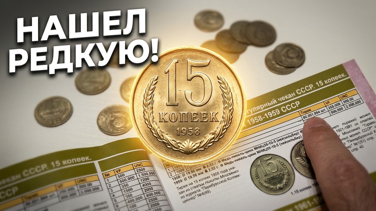 Куплю за 500 000 только эти советские 15 копеек