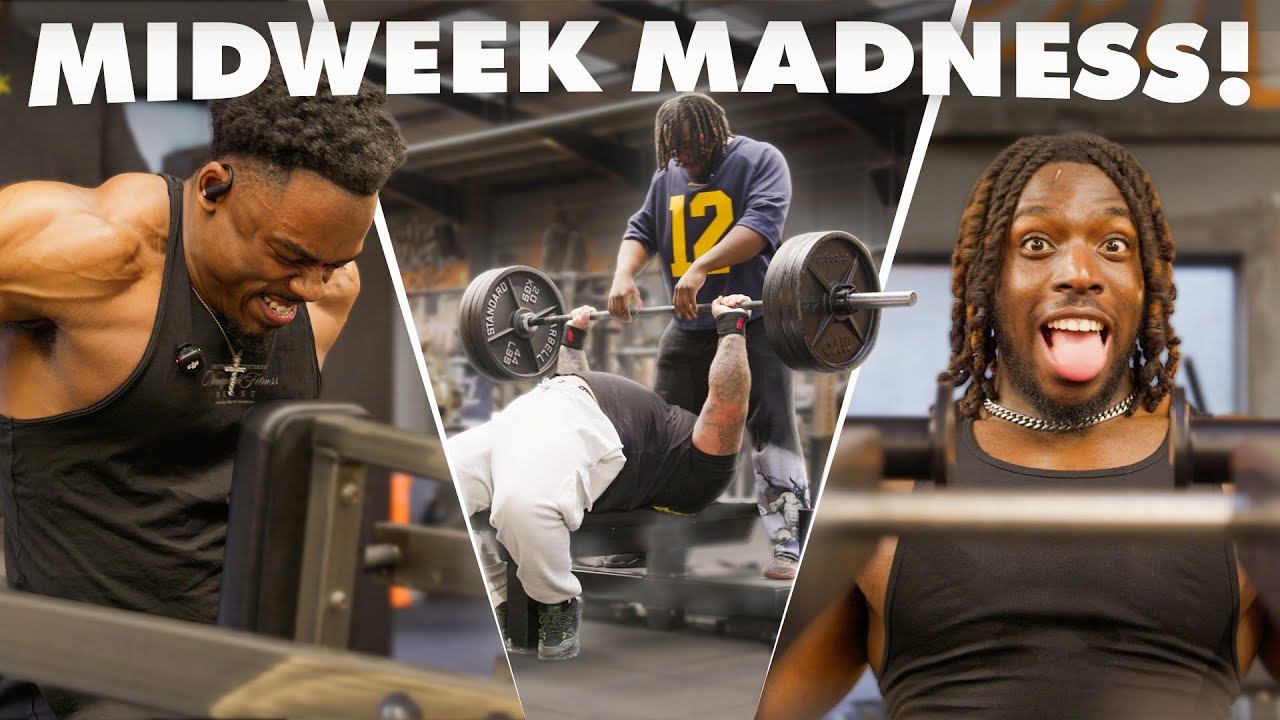 TRAINING WITH THE STRONGEST BENCHER IN THE WORLD | MIDWEEK MADNESS