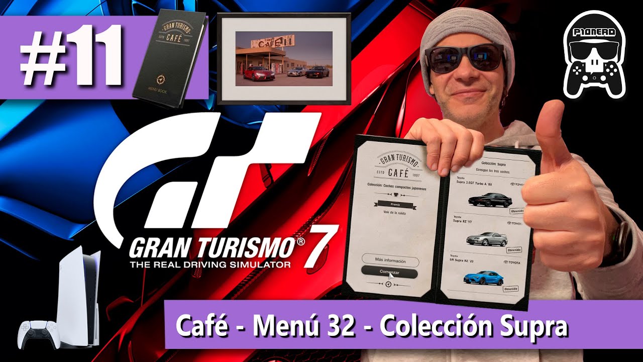Café Libro de Menú Nº 32  - Colección Supra  GT7 PS5