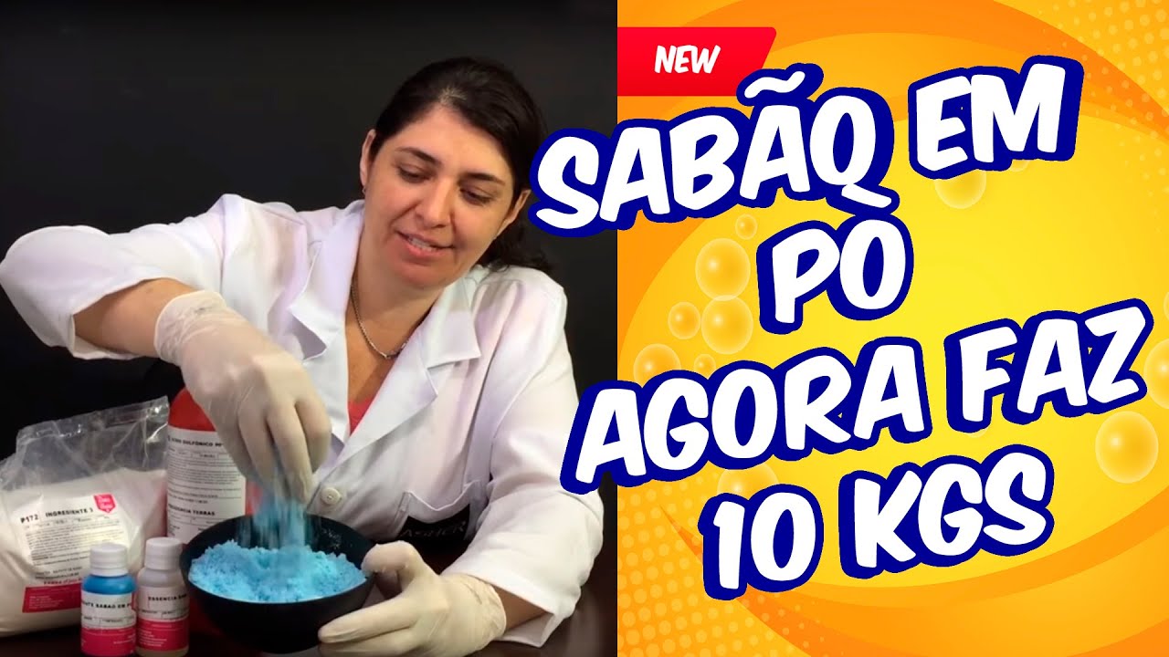 COMO FAZER SABÃO EM PÓ - FAÇA 10 KILOS DO SABÃO EM PÓ MAIS INCRIVEL QUE VC JÁ VIU!