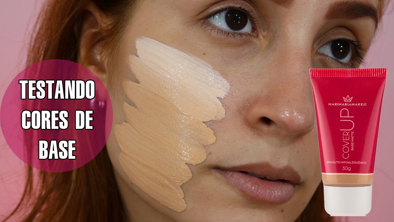 TESTANDO CORES DE BASE | MARI MARIA COVER UP