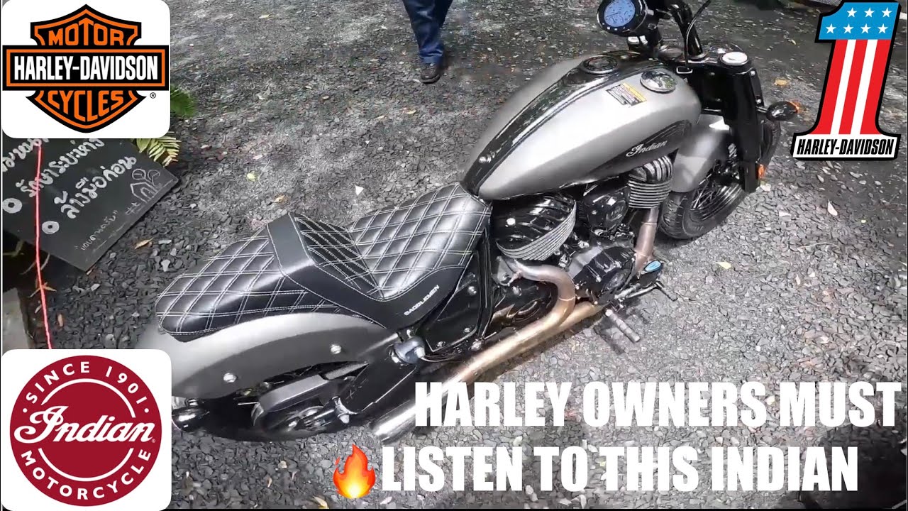 Harley Owners MUST Listen to this!!  Indian Chief Exhaust sound