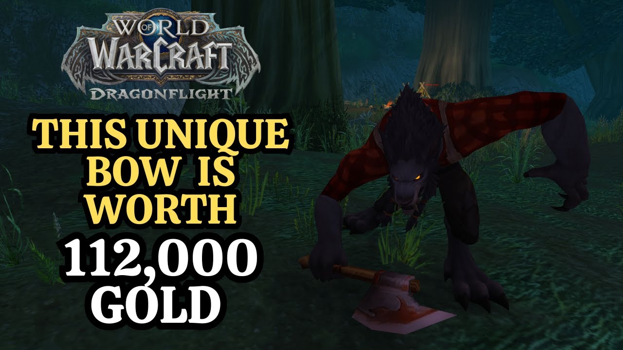 This Rare Drops a Unique Bow Worth 112k Gold