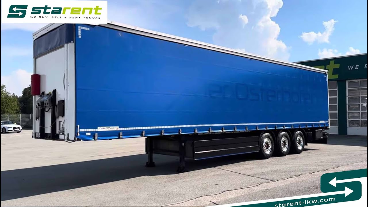 verkauft - Schwarzmüller Tautliner Light, SAF Achsen, Liftachse, TR23167, www.starent-lkw.com