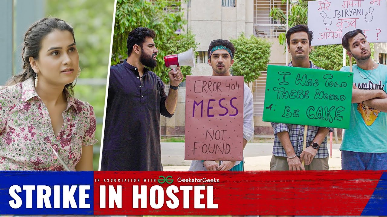 Strike In Hostel Ft. Parikshit, Anushka, Usmaan | EP 1 | Boys Hostel | Web Series | Hasley India