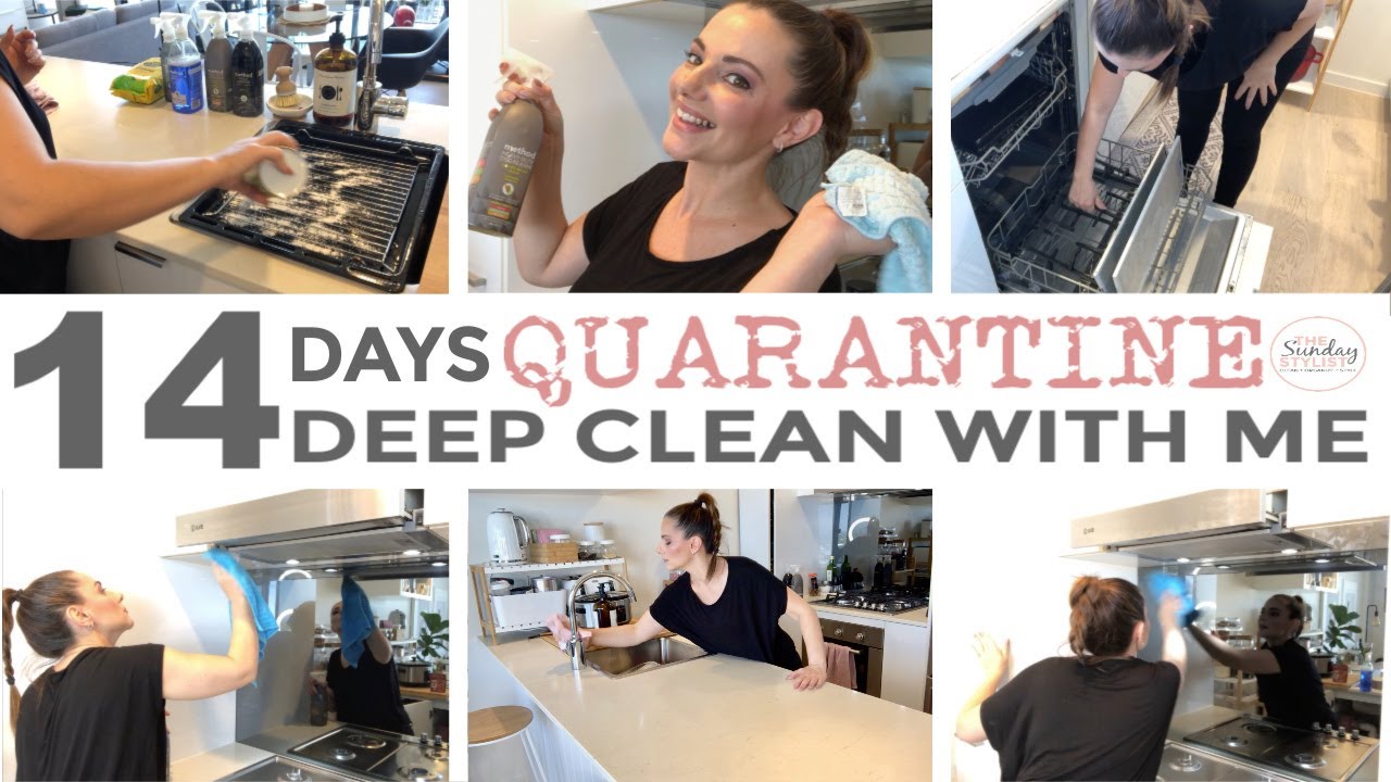 DEEP CLEAN WITH ME - SELF ISOLATION + QUARANTINE CLEANING ROUTINE || THE SUNDAY STYLIST